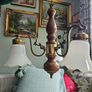 Three-Arm Chandelier, Made in Italy, Mid-20th Century Image 7
