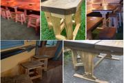 Solid Home Bar Homebar Stools Low or High