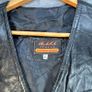 Elazar Leather Utility Vest Black Multi Pocket Outdoor Workwear - Lined - XL Image 2