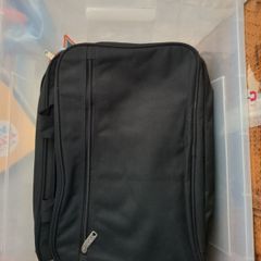 Black laptop bag