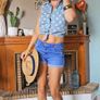 Short-sleeved blouse Image 5