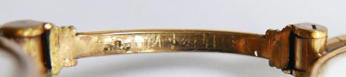 Victorian Rolled Gold Lorgnette: Flip Up Spectacles, Theatre Glasses