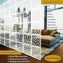 FREE EXPRESS SHIPPING Hanging Room Divider,10 Pieces Wood-Plastic Hanging Panels 0.2 inch Thick Screen Panel for Living Room Bedroom Home Decoration Image 6