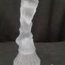 Frosted Glass Cherub Candlesticks Image 4