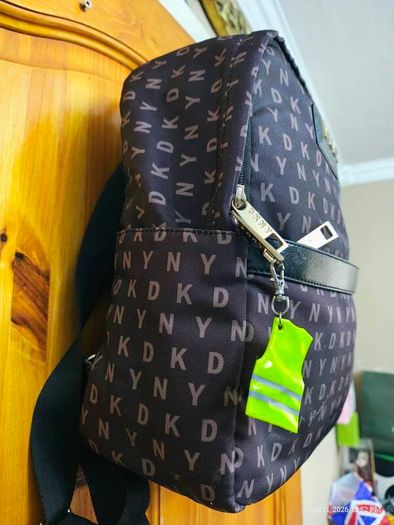 DKNY Signature Monogram Mini Backpack
