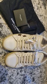 Saint Laurent Gold Star Sneakers
