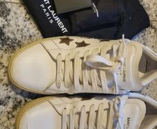 Saint Laurent Gold Star Sneakers