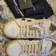 Saint Laurent Gold Star Sneakers