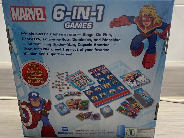 Marvel 6 in 1 Games