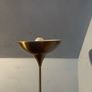 Chrome torchiere floor lamp Image 2