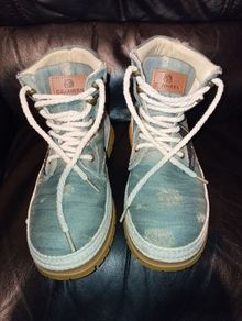 Men's denim boots