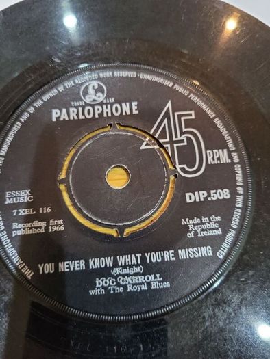 Doc Carroll You Never Know What Youre Missing Old Man Trouble 7 inch Vinyl Single