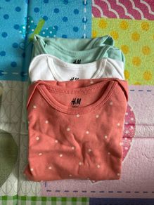 Baby bodysuits 3 pack H&M New