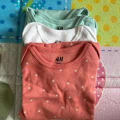 Baby bodysuits 3 pack H&M New