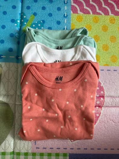 Baby bodysuits 3 pack H&M New