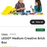 x2 Bundle - Lego Classic Creative Brick Box - 10696 - 484 Pieces - RRP - 29.99 & Brand New Play Away & Pack Away - Go Anywhere Storage & Play Mat - RRP - 14.99 = RRP - 44.00+ Image 10