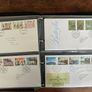 Collection of  81 UK First Day Cover stamps 1980 to 1986 in album plus 10 extra pages Image 6