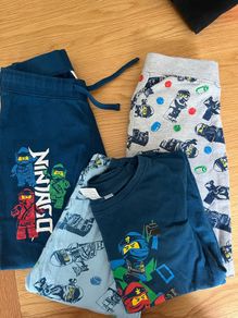 Ninjago tracksuit bottoms and PJ's  (Age 7-8)