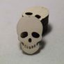 10 x Mini Wooden Skulls / Laser Cut / Scrapbooking Skeleton Jewellery Keyrings Image 2