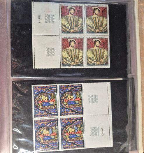 Stamp, cover album. France, Czechoslovakia, Hungary , Cuba, Spain, Paraguay, EU