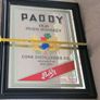 New Pub Issue Paddy Irish Whiskey Mirror Image 4