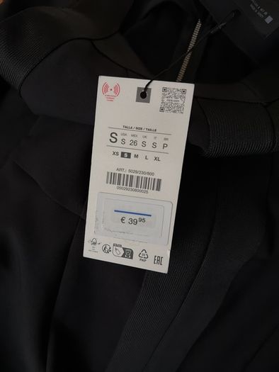 New zara mini cocktail dress with zip