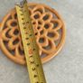 set of 2 Round Trivet Tea Pot Pan Stand Dining Kitchen Worktop Protection Cast Iron Image 2