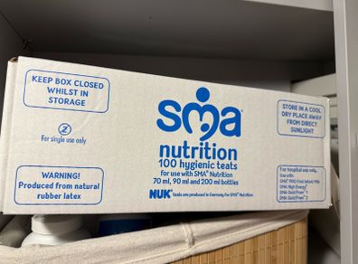 NUK sterilised feeding teats