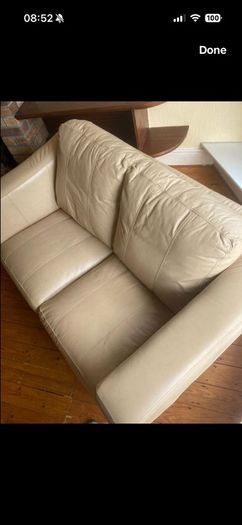Couch leather 2 seats