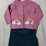 Next Baby Corduroy Pinafore Dress And Cardigan Image 7