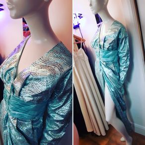 Sensational Sequined Couture gown Dancer Performer Costume