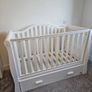 Olso Sleigh Cot Bed height adjustable Image 3