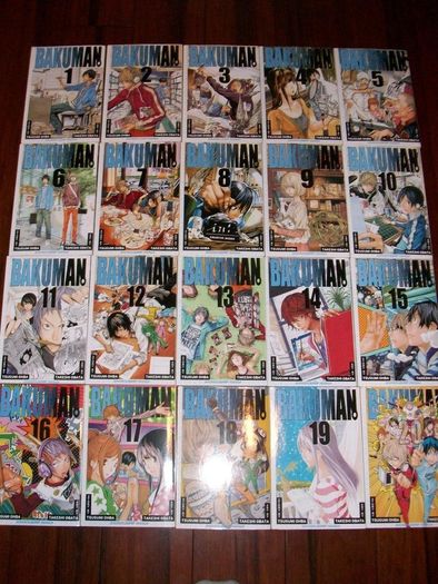 bakuman manga volume 1-20