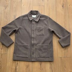 Folk Men's Greyson Waffle knit Mole Overshirt Size Large