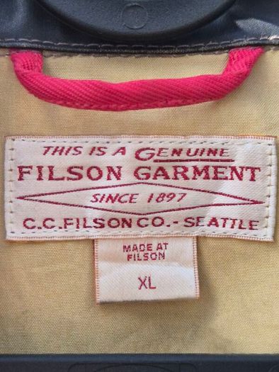 Filson Cruiser waxed jacket