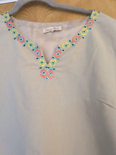 Sweet Miss Tunic Style Fully Lined Dress.  S.16