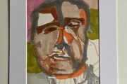 Original art Abstract portrait pop art Art original Art portrait painting contemporary Irish Art abstract painting