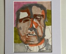Original art Abstract portrait pop art Art original Art portrait painting contemporary Irish Art abstract painting