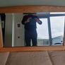 Solid oak bevelled mirror Image 2