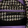 Vintage Giorgio SantAngelo Houndstooth Linen Blend Blazer Made in Romania XXS 32 4 Image 2
