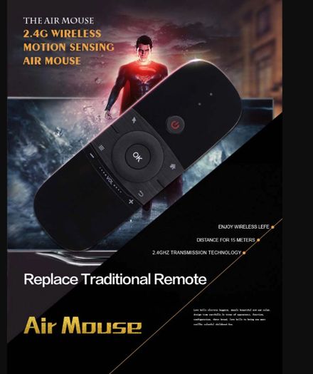 Smart Fly Air Mouse Dual Side Rechargeble Mini IR Remote Control..