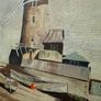 Original J. Wilkinson Oil Painting of Cley Windmill, Norfolk. Image 2