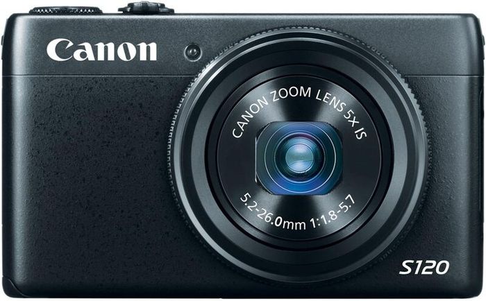 Canon PowerShot S120 Digital Camera w/ 12.1 MP 1/1.7 Inch Sensor & Wi-Fi Enabled Black/ Used