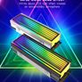 5V/3Pin ARGB AURA Sync Computer 2280 SSD M2 Radiator Aluminum PC RGB M.2 Nvme Cooler Heatsink Solid State Drive Heat Sink Cooler Image 2