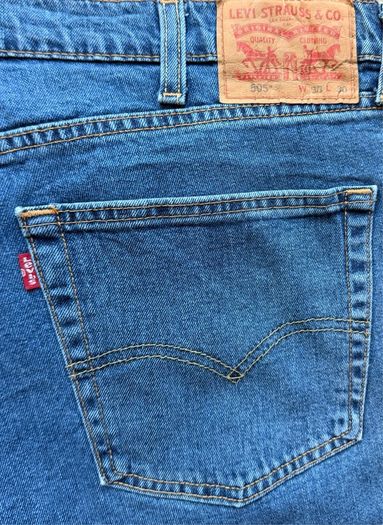 Levis 505 Vintage Jeans W38 L30 Blue Denim
