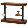 Industrial Steampunk Console Sofa Side Table Image 5