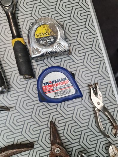 Hand tools and toolbag