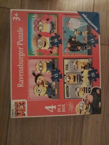 MiNIONS 4 puzzles in a box