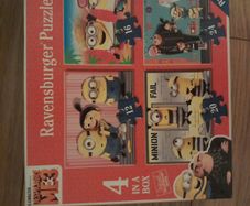 MiNIONS 4 puzzles in a box