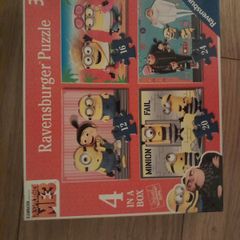 MiNIONS 4 puzzles in a box